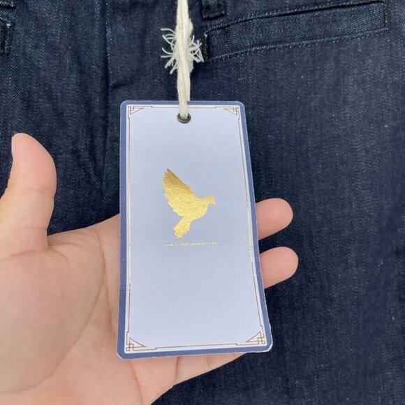 M.i.h Jeans Women's Blue Marrakesh High-rise Kick-flare Jeans 27 - Picture 6 of 15